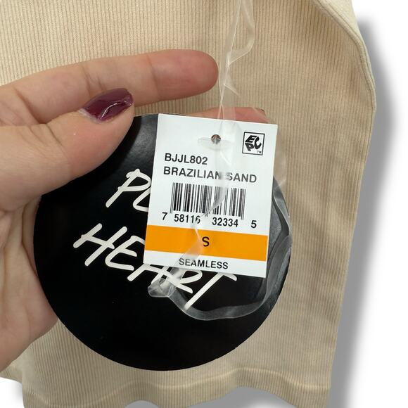 Planet Heart Tank Top Size Small Peachy Cream Distressed Ribbed - Picture 5 of 5